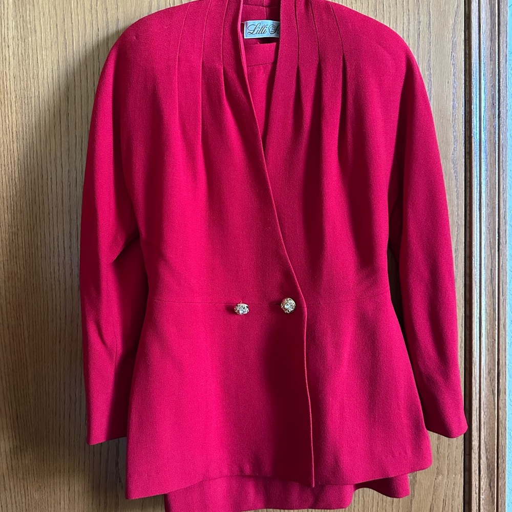 Vintage Lilli Ann Blazer Skirt Set
